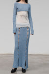 BASERANGE Pullover KNMAP-CO-AU23 Blue Mix